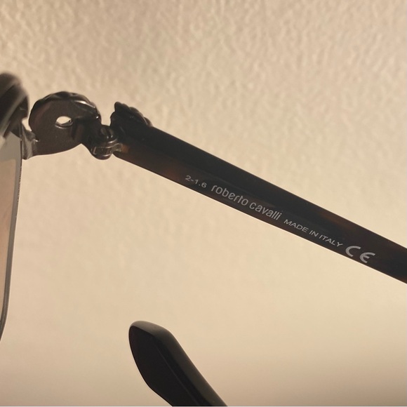 Roberto Cavalli Mirihi snake sunglasses w/ dust pouch & case | Made in Italy - Picture 10 of 12